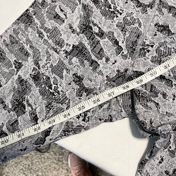 Spyder Active Leggings Brushed Back Full Length Jacquard Black Gray size XL - Picture 5 of 8